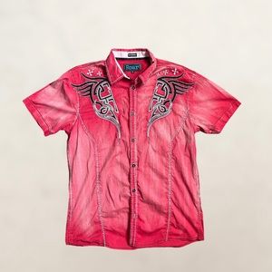 Y2K Gothic Roar Button Up